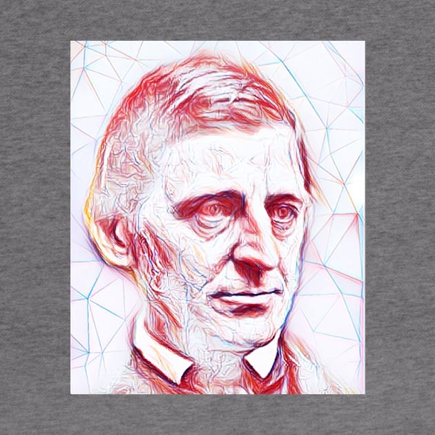 Ralph Waldo Emerson Portrait | Ralph Waldo Emerson line art by JustLit